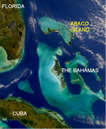 Map of the Bahamas